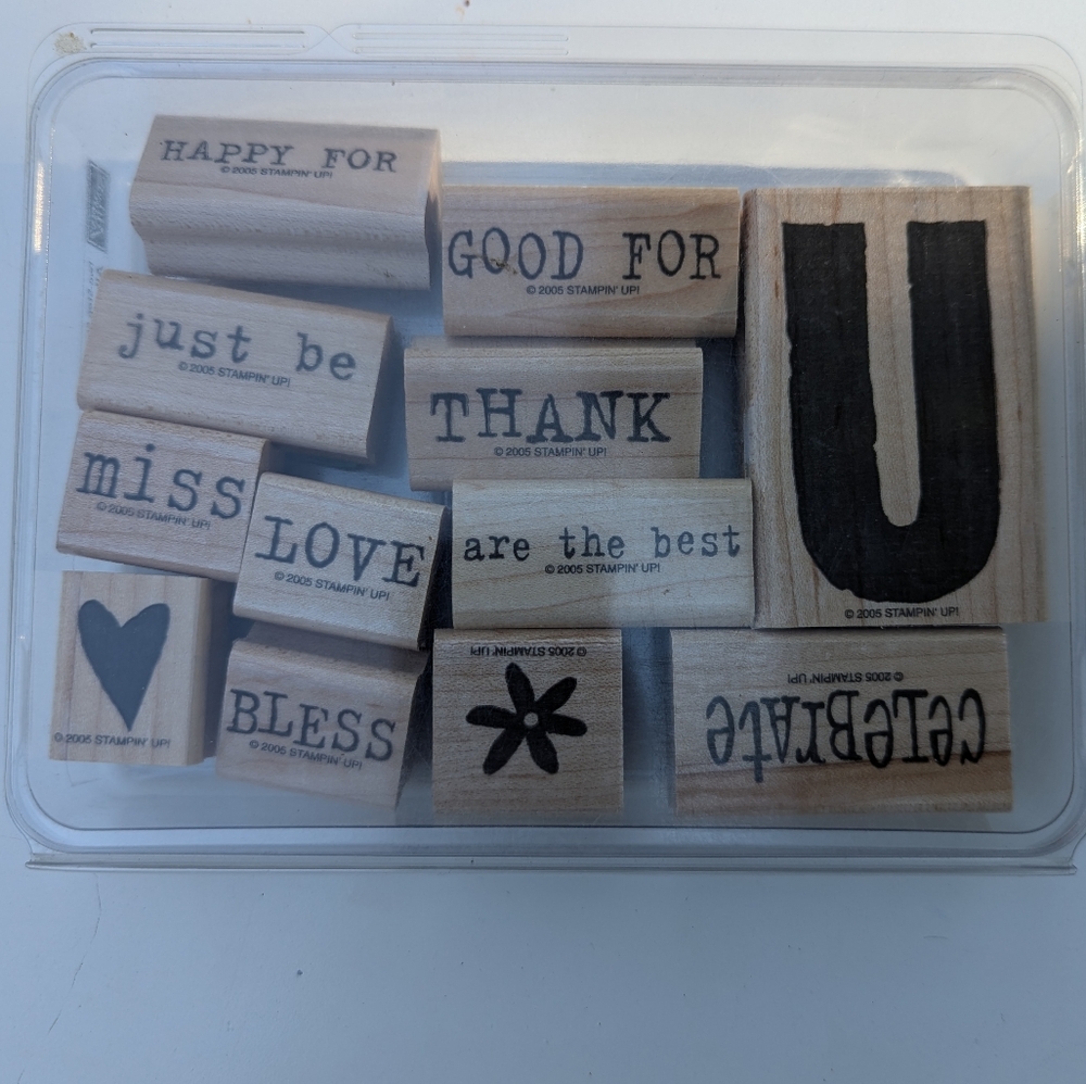 Stampin Up Rubber Stamps